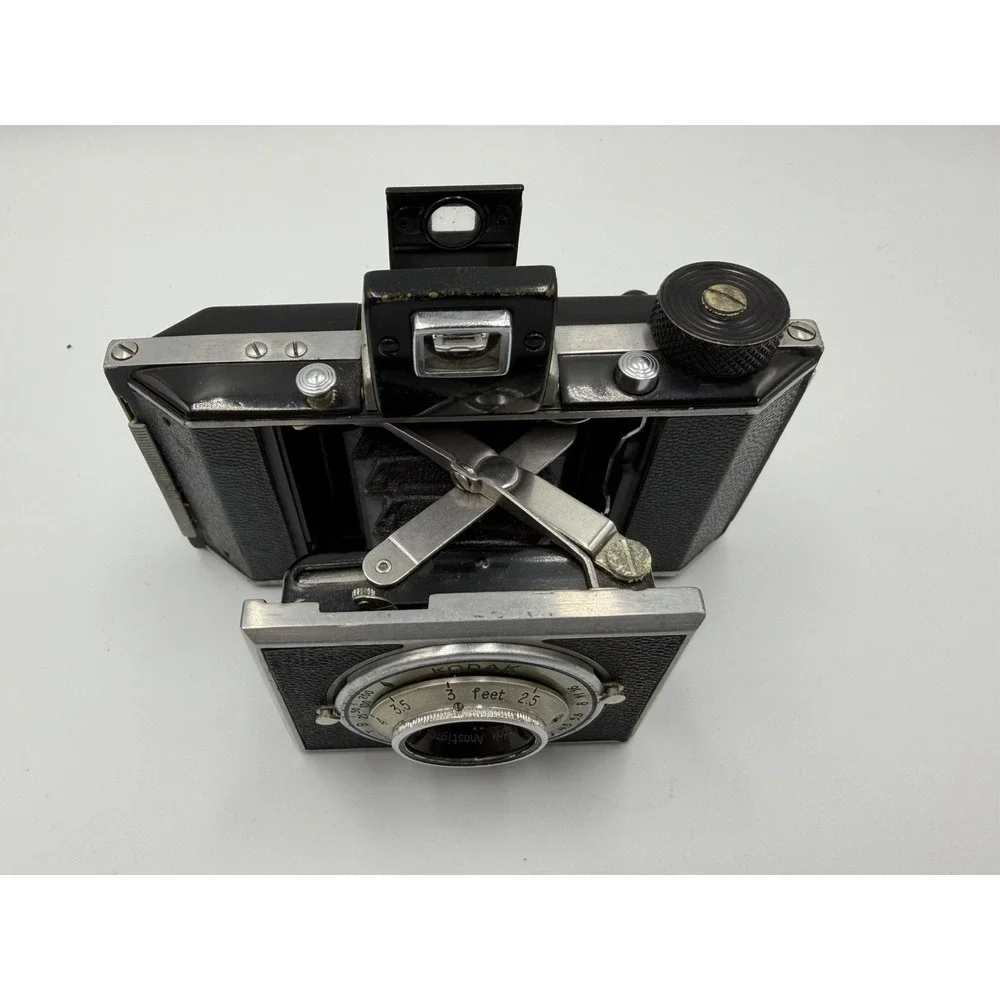 Vintage Kodak Bantam Folding Camera&Case Anastigmat Special f/4.5 47mm Untested